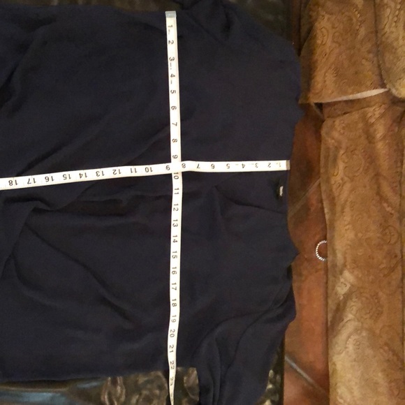 Mossimo Navy Blue Blouse - Picture 7 of 8